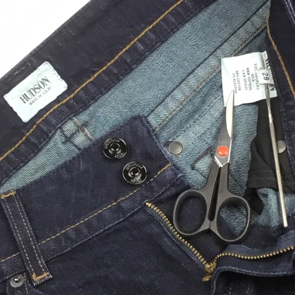 Hudson Boot Cut Dark Wash Jeans - Picture 6 of 8